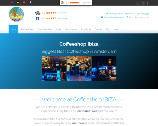 Coffeeshop Ibiza Amsterdam Logo